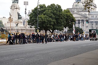 Agrupaciones frente al Congreso Nacional