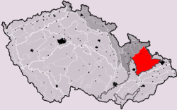 Nízký Jeseník na mapě Česka