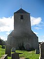 The eastern side of the tower