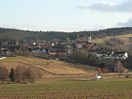 Ortsansicht Kohlberg von Norden, März 2011