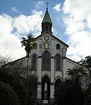 Деревянный католический собор в Японии.