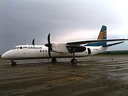 Merpati Nusantara Airlinesin Xian MA60.