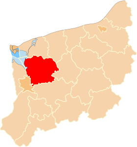 Localisation de Powiat de Goleniów