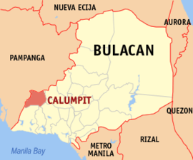 Calumpit na Bulacan Coordenadas : 14°55'N, 120°46'E