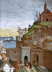 Detalle, vista de Ancona.