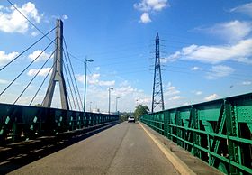 Vue du pont de la Sucrerie en 2014.