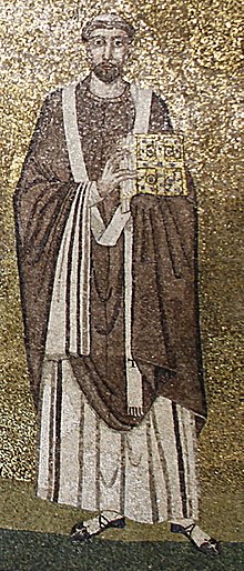 Pope Symmachus - Apse mosaic - Sant'Agnese fuori le mura - Rome 2016.jpg