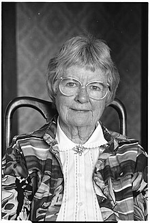 Portrait of Gwen Harwood, West Hobart, Tasmania, 1988