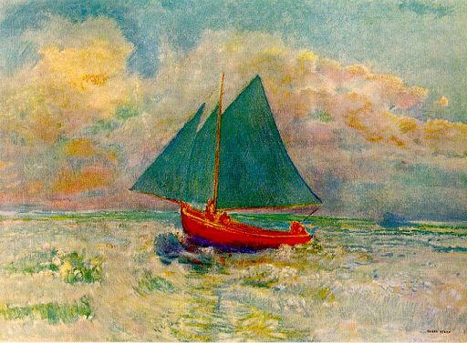 Redon red-boat