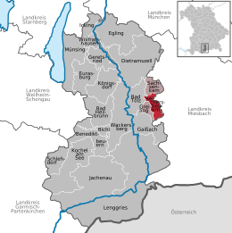 Reichersbeuern - Localizazion