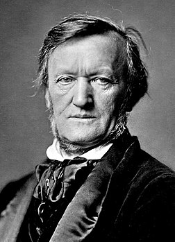 Portrait de Richard Wagner (Munich, 1871, cliché F. Hanfstaengl).