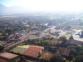 Rotonde van boven in Chinandega