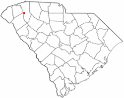 Location of Welcome, South Carolina