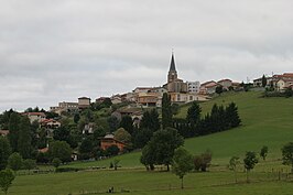 Gezicht op Saint-Christo-en-Jarez