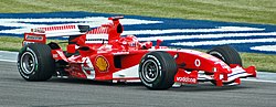 Michael Schumacher and Scuderia Ferrari have each won their respective World Championships a record number of times.