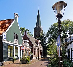 View of Saint Augustine's Church in Nieuwendam, Amsterdam-Noord