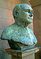 Sir William Dugdale, Bt Bronze bust Merevale Hall, Atherstone, Warwickshire