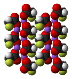 Struttura cristallina del fluoroacetato di sodio