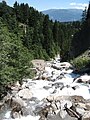 Stennaschlucht mit dem „Känzeli“, dem historischen Ende eines Spazierweges