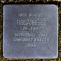 Stolperstein Büderich Brauerstraße 26 Rosa Herz