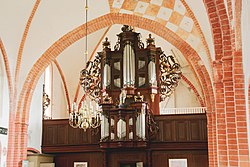 Het orgel, waarvan de oudste delen dateren uit 1662