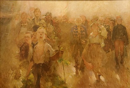 La Marche de Rakoczi (1899), Budapest, Galerie nationale hongroise.