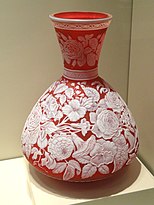 Vase by Thomas Webb & Sons, 1885-1890