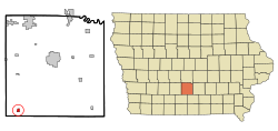 Location of New Virginia, Iowa