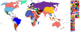 Empires of the world in 1910 World empires and colonies around World War I.png