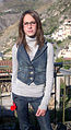 In late 2008, especially in Italy, the denim waistcoat was a popular feminine fashion accessory.