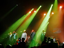 Zaïko Langa Langa performing at La Madeleine (Brussels) on May 19, 2024.