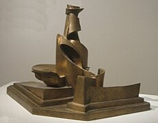 Escultura de Boccioni, 1913.