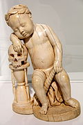 Niño dormido con calavera, Museo Louvre-Lens