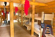 16-person logging camp bunkhouse