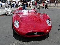 A 1957 Maserati 200SI at the Scarsdale Concours