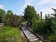 Bocholt, Prellbock am Bahnhof