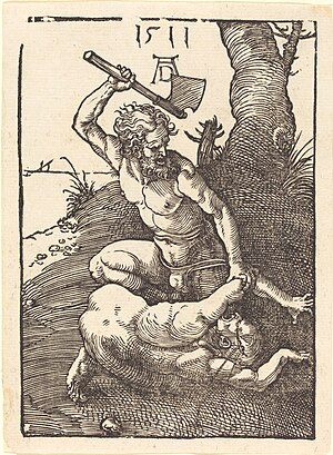 Albrecht Dürer: Kain tötet Abel, 1511