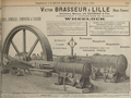 Publicité de Victor Brasseur en 1890