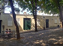 Rekonstruierte Fassade des Bateau-Lavoir, 2016