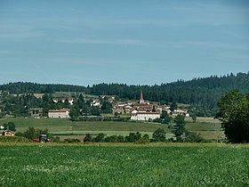 Vue du village de Céaux-d'Allègre