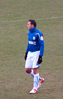 Voetballer Michael Chopra (Cardiff City FC) met nekwarmer (2010)