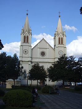 Katholieke kerk Nossa Senhora da Piedade in het centrum van Campo Largo