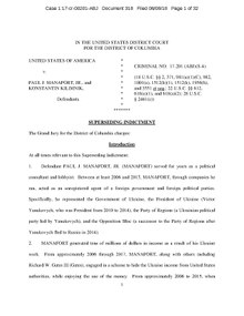 Paul Manafort and Konstantin Kilimnik superseding indictment June 8, 2018 Case 1-17-cr-00201-ABJ Document 318.pdf