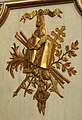Decoración en relieve dorado, de la Capilla de San Francisco de Asís en la Catedral de Amiens