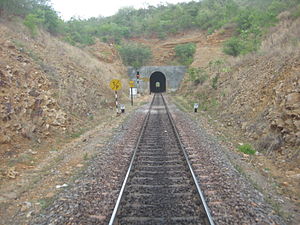 English: A view of the Chelama Tunnel, Prakasa...