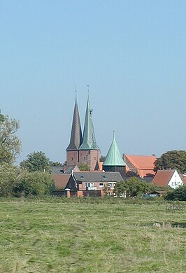 Nicolaikerk met drie torens