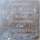 Stolperstein für Marianne de Beer