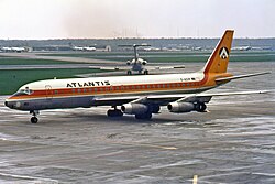 Eine Douglas DC-8-33 der Atlantis