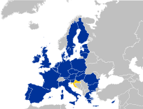 UE28-2013 carte de l'Union européenne élargissement.svg