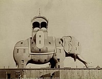 Elephantine Colossus på Coney Island i slutet av 1800-talet.